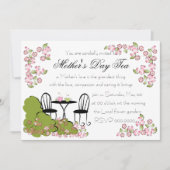 Tee im Garten Einladung (Vorderseite)