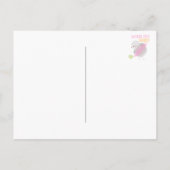 Tee im Garten Postkarte (Rückseite)