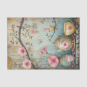 TEE IM GARTENDEKOUPAGE-TISSUPAPIER SEIDENPAPIER (Vorderseite)