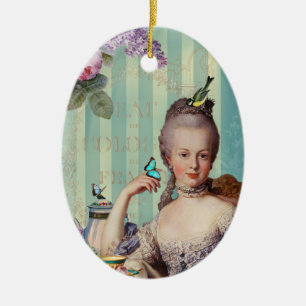 Tee im Petit Trianon Keramikornament