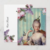 Tee im Petit Trianon Postkarte (Vorne/Hinten)