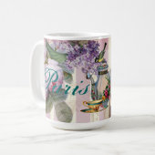 Tee im Petit Trianon – rosa Kaffeetasse (Vorderseite Links)