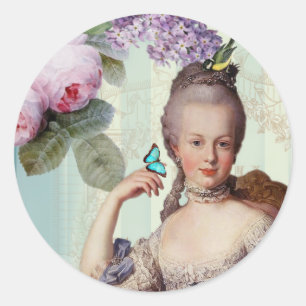 Tee im Petit Trianon Runder Aufkleber