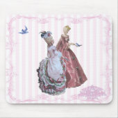 Tee im Rosen-Garten in Versailles Mousepad (Vorne)