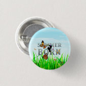 TEE Im Sommer geboren Button (Vorne & Hinten)