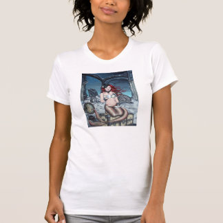 Tee im Wohnzimmer steampunk Meerjungfrau-T - Shirt