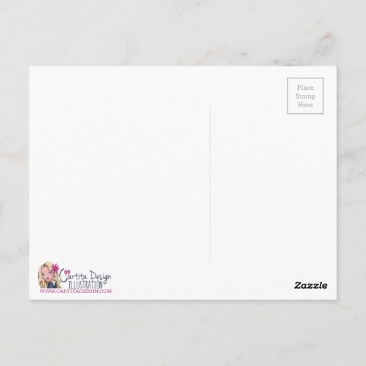 Tee in Paris - Postkarten (Rückseite)