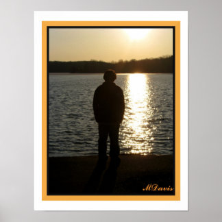 Tee in Sunset Fine Art Fotografy Poster