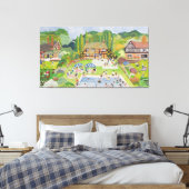 Tee ist fertig leinwanddruck (Insitu (Schlafzimmer))