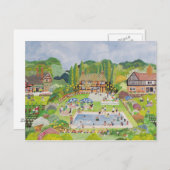 Tee ist fertig postkarte (Vorne/Hinten)