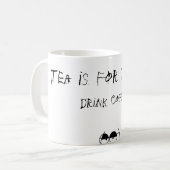 Tee ist für Holzklötze Kaffeetasse (Vorderseite Links)