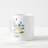 Tee ist immer gut kaffeetasse (Vorderseite Links)