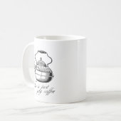Tee ist nur schwuler Kaffee Kaffeetasse (Vorderseite Links)