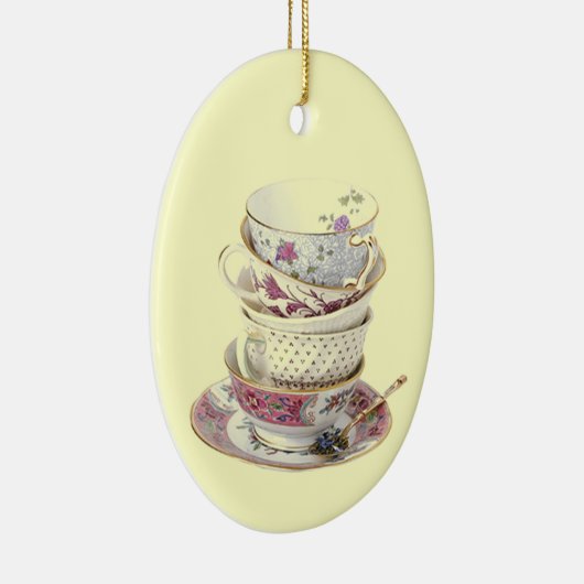 Tee ist… Verzierung Keramik Ornament (Rechts)