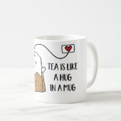 Tee ist wie eine Umarmung in einer Tasse (VorderseiteRechts)