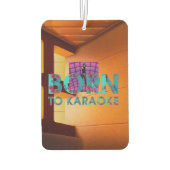 TEE Karaoke geboren Autolufterfrischer (Rückseite)
