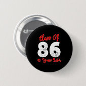 Tee-Klasse 1986 40. Wiedervereinigung hoch Button (Vorne & Hinten)