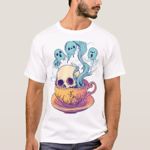 Tee & Knochen � Lustiger entspannter Totenkopf