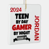 Tee Lieben spielen Videospiele Keramikornament (Rechts)