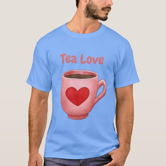 Tee-Liebhaber-Freund T-Shirt (Vorderseite)