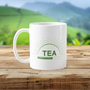 Tee-Liebhaber Guten Morgen Grüner Becher Kaffeetasse