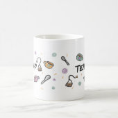 Tee-Liebhaber-Tasse, Illustration Kaffeetasse (Mittel)