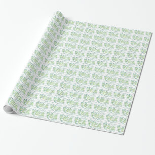 Tee Liebhaber-Tee schreibt Wort-Wolke Geschenkpapier