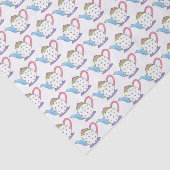 Tee Lover Polka Dot Pastel Teapot Tea Papa Seidenpapier (Ausschnitt)