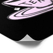 Tee-Lover-Positivitätssatz - Sit Sip Vergessen Poster (Ecke)