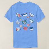 Tee Lover Retro Vintag Cups Muster (Design vorne)