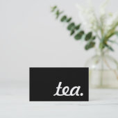 Tee. LoyalitätsLochkarte Treuekarte (Stehend Vorderseite)