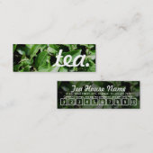 Tee. LoyalitätsLochkarte Treuekarte (Vorne/Hinten)