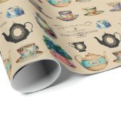 Tee macht alles besser geschenkpapier (Rolleneckpunkt)