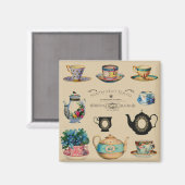 Tee macht alles besser magnet (Vorderseite/Rückseite)