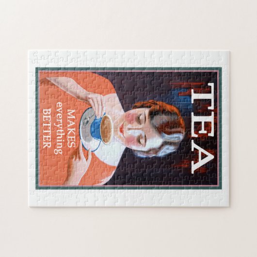 Tee macht alles besser puzzle (Horizontal)