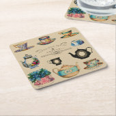 Tee macht alles besser rechteckiger pappuntersetzer (angewinkelt)