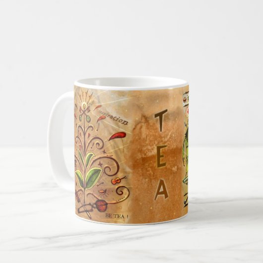 Tee-Magie Kaffeetasse (Vorderseite Links)