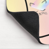 Tee-Maus-Kätzchen Mousepad (Ecke)