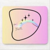 Tee-Maus-Kätzchen Mousepad (Vorne)