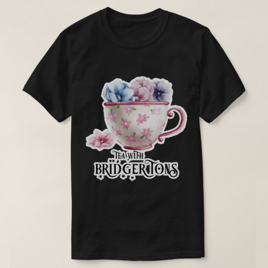 Tee mit Bridgertons Netflix Bridgertons Fanart (Design vorne)