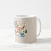 Tee mit Corgi Kaffeetasse (VorderseiteRechts)