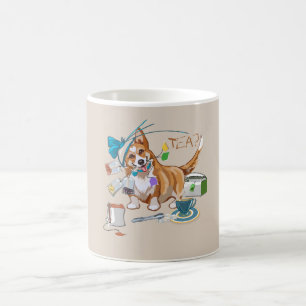 Tee mit Corgi Kaffeetasse