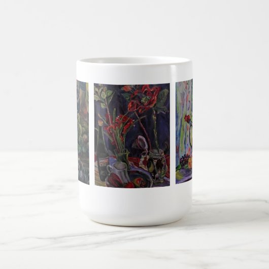 Tee mit dem Künstler Verwandlungstasse (Zentrum)