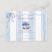 Tee mit der Mama, Diapper Raffle zu sein Begleitkarte (Vorderseite)