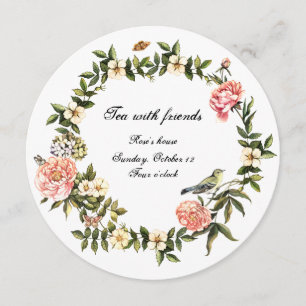 Tee mit Freunden Einladung