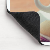 Tee mit Keks Mousepad (Ecke)