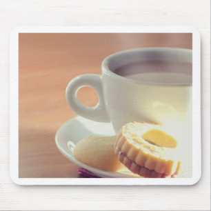Tee mit Keks Mousepad