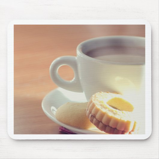 Tee mit Keks Mousepad (Vorne)