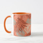 Tee mit Milch Orange Mandarine Tasse (Links)