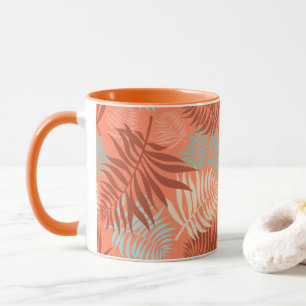 Tee mit Milch Orange Mandarine Tasse